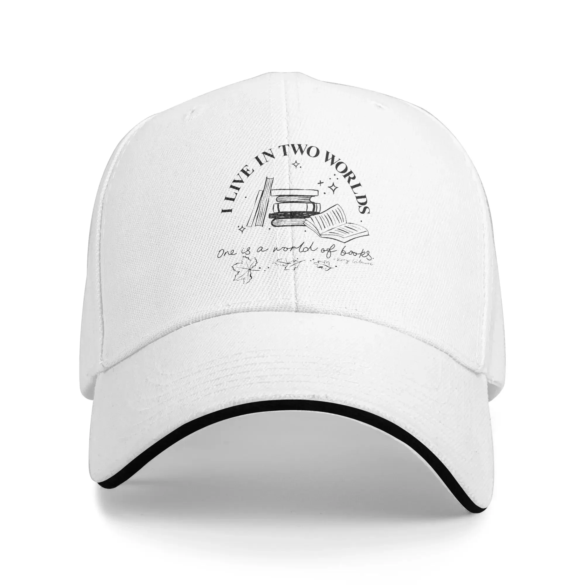 New Gilmore's I Live In A Two Worlds Sandwich Cap Men Women Hip-Hop Baseball Caps Rory Adjustable Sport Fitted All Seasons Hat A