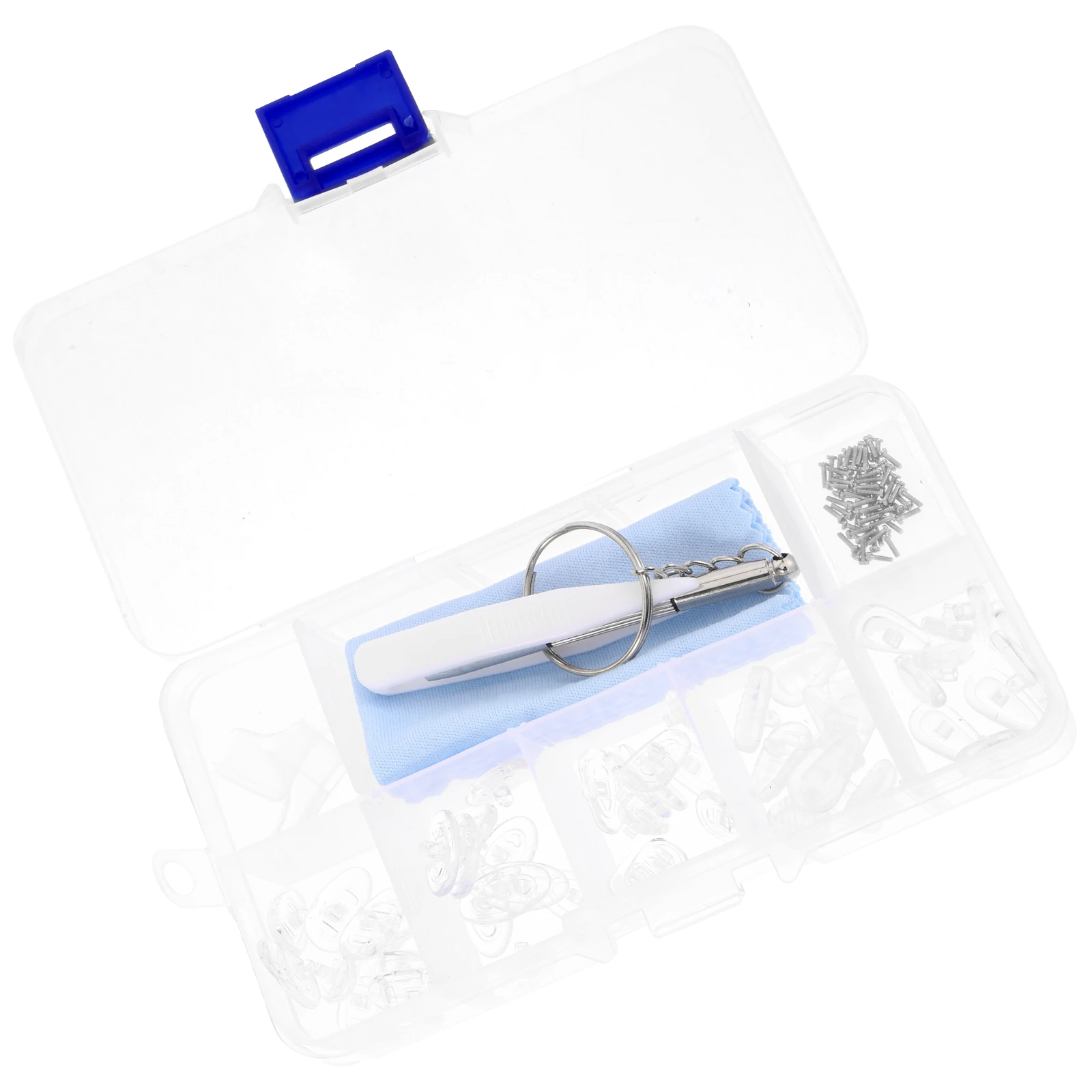 

1Set Eyeglass Nose Pads Silicone Material No Pressure Marks Comfortable Wear Suitable for Most Glasses Frames Sunglasses