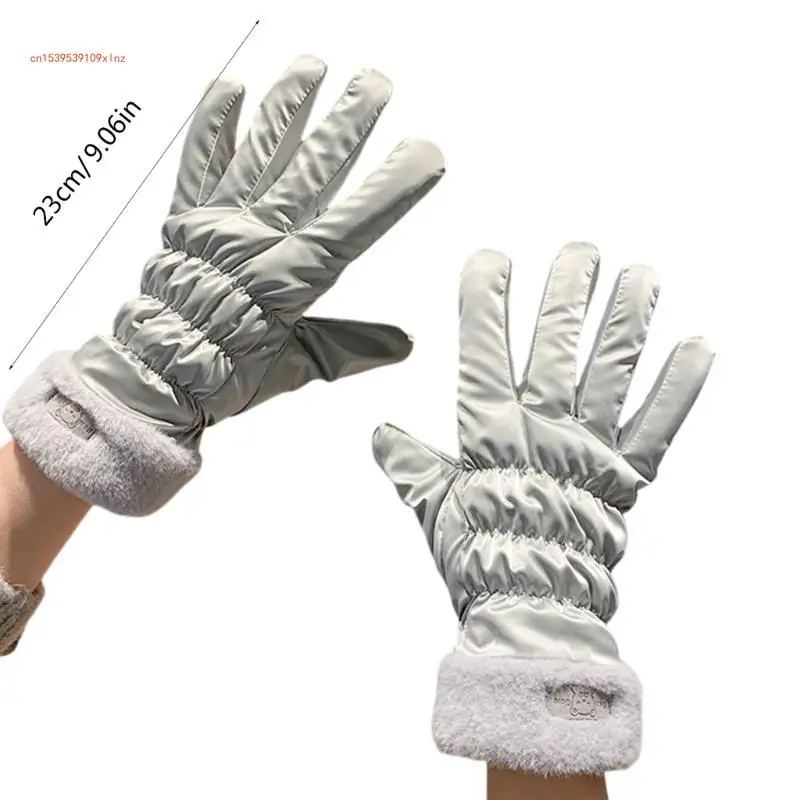 Stylish Touchable Screen Function Thermal Gloves Windproof Hand Protectors