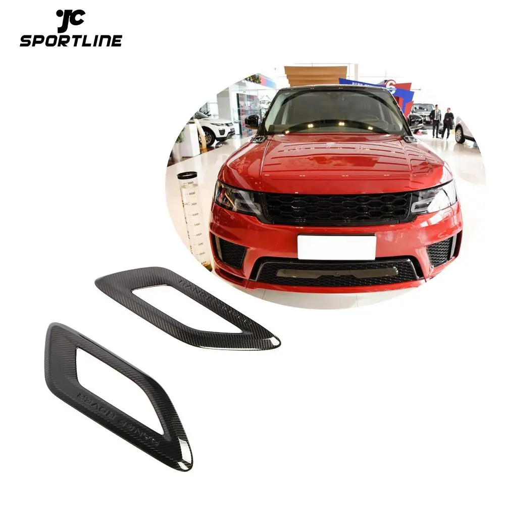 

Pre-preg Carbon Fiber Car Bonnet Hood Air Intake Scoop For Land Rover Range Rover Sport 2018-2019