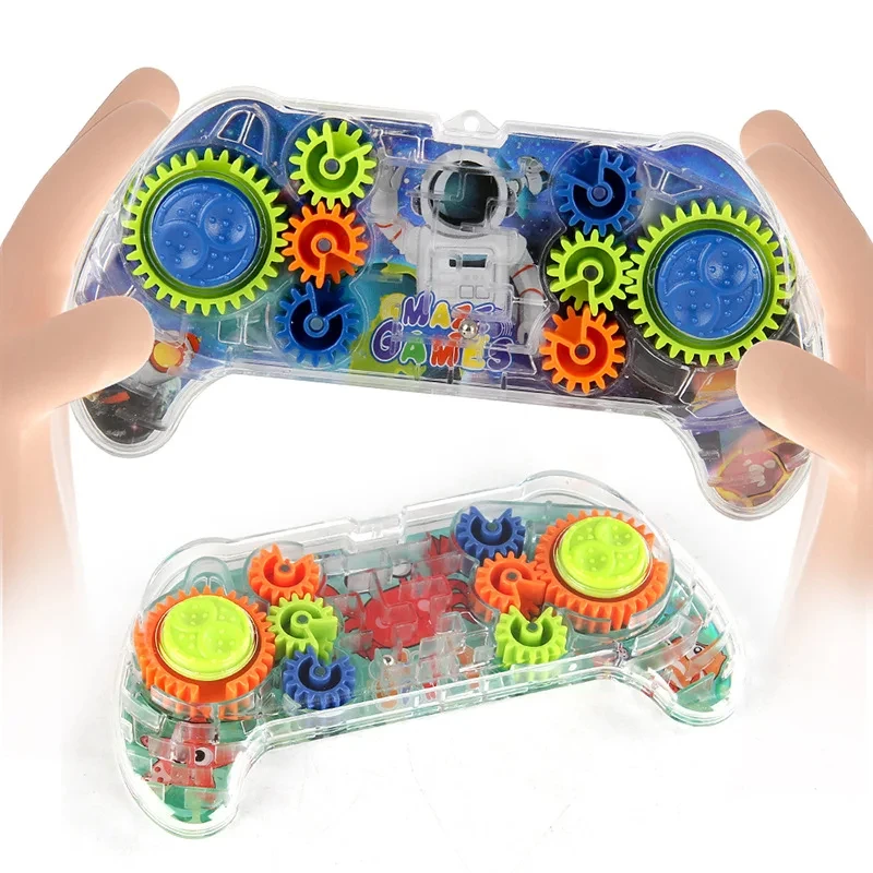 面白い 3D ギア迷路マジック透明バランスボールモンテッソーリ教育玩具ローリングボールストレス解消おもちゃ子供のため