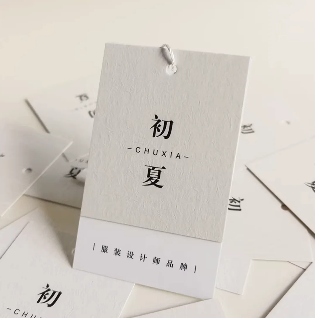 

Индивидуальные бирки-этикетки для одежды, изготовление торговых марок, бумажные этикетки для шитья, печатные бирки