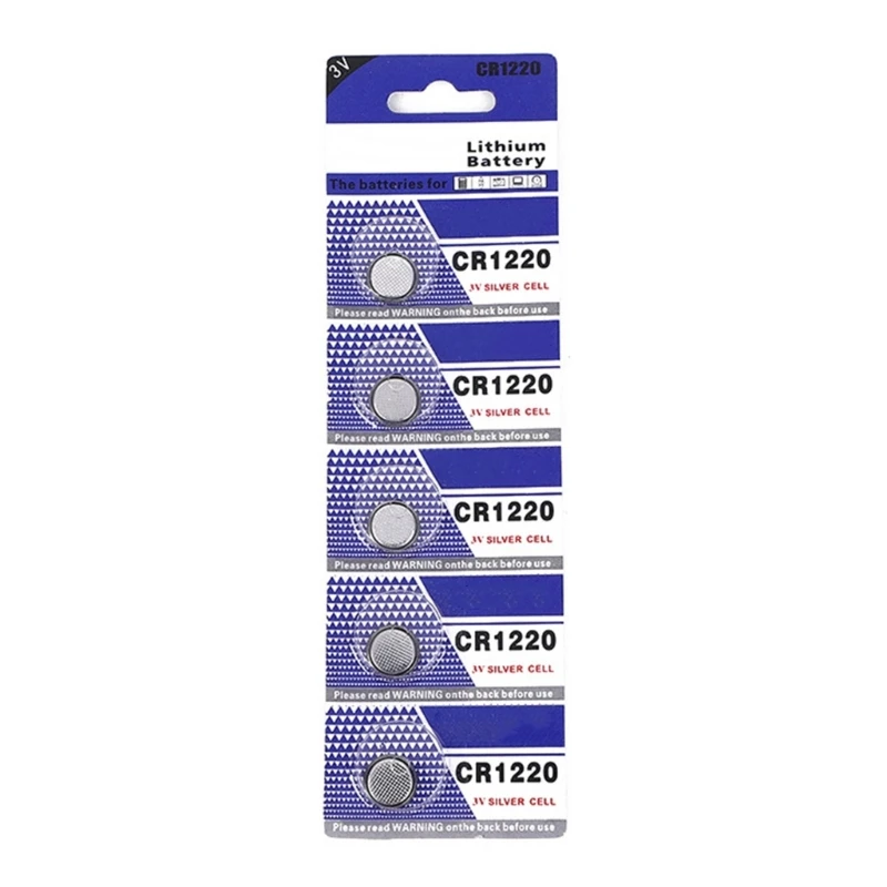 CR1220 Button Batteries Coin for Various Settings Office, Classroom,Home Y3ND