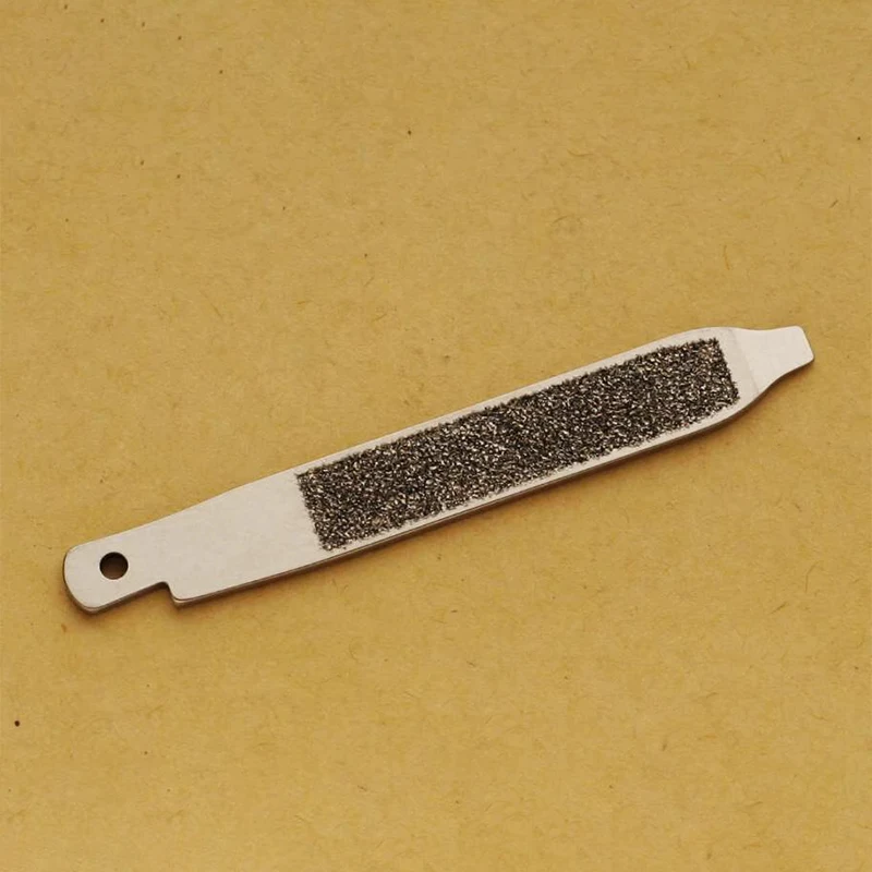 1 buah pisau DIY bagian kikir kuku pisau ditambahkan Laser penggaris ukiran fungsi untuk 58mm Victorinox Swiss pisau tentara DIY membuat perbaikan