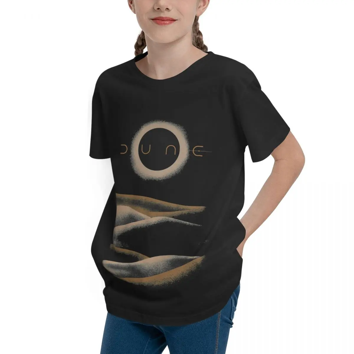 Adolescents Basic Short Sleeve T-Shirt Dunes Of Arrakis Classic For Sale ModernHigh quality Tshirt Top Quality Novelty Teenagers