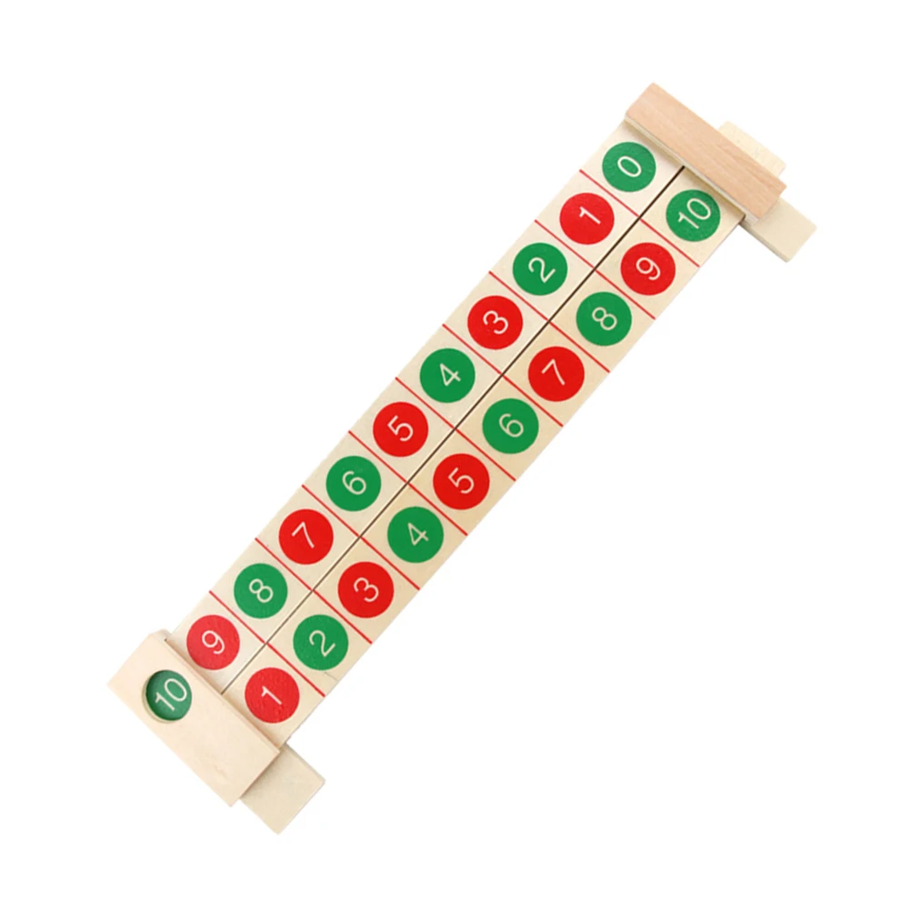 Auxiliares de ensino de matemática, régua de adição, números de educação precoce, cálculo geométrico correspondente