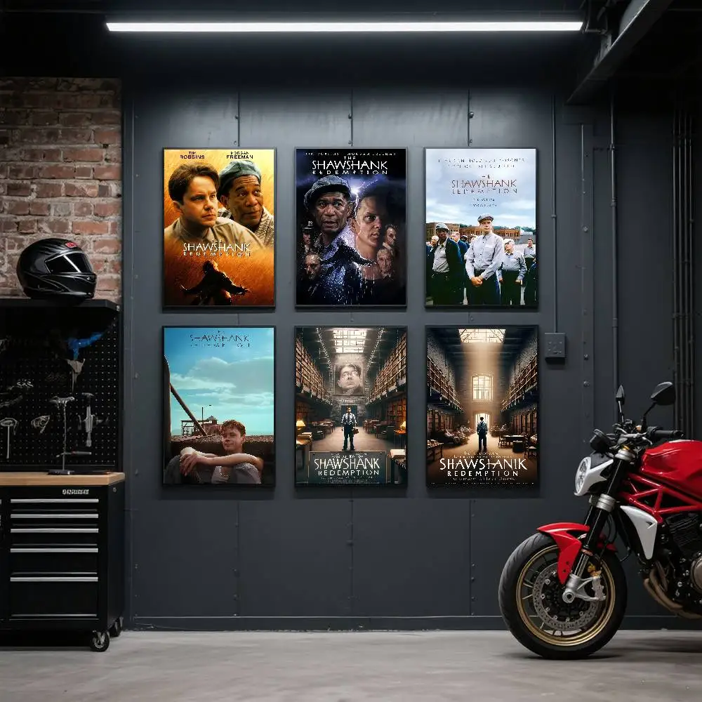 Affiche de film The S-Shawshank R-Redemption, impression artistique, style Anime, décoration de maison, cadeau idéal, décoration de chambre parfaite
