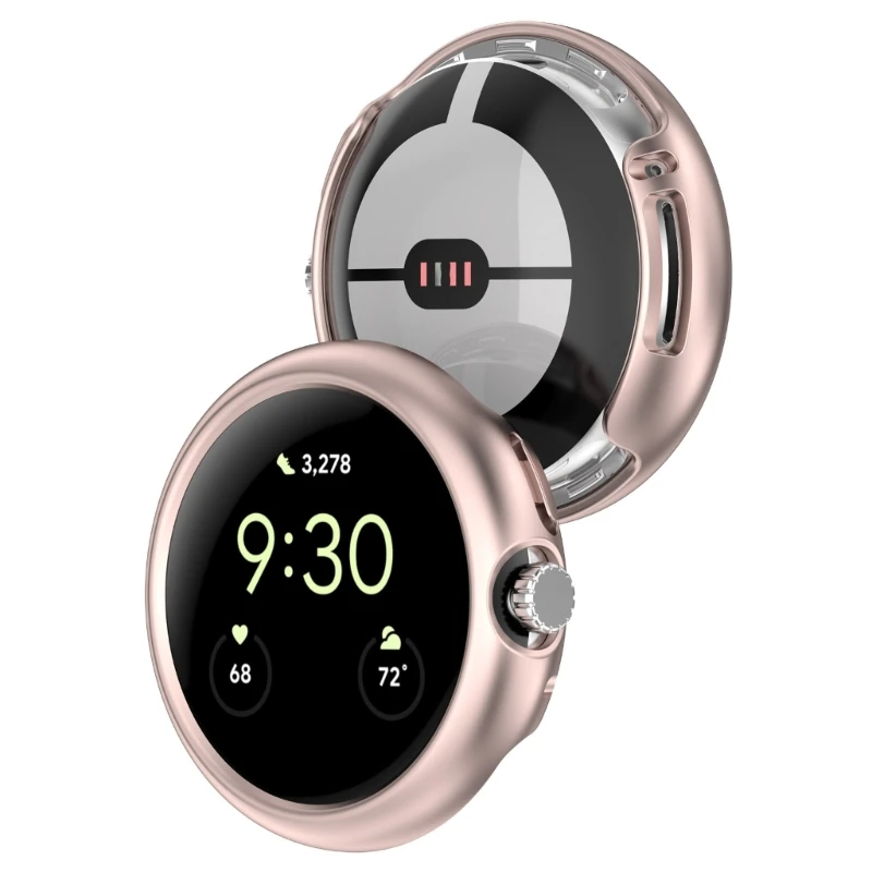 Screen Protector Cover Behuizing voor Pixel Watch 2 Krasbestendig BumperShell Dropship