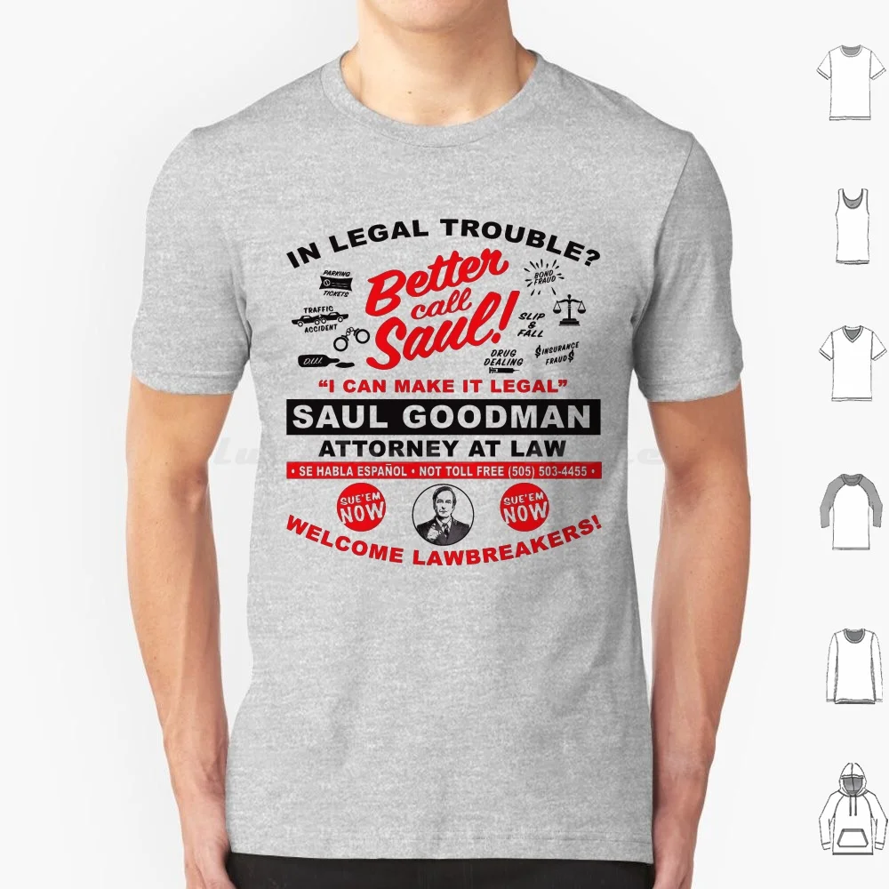 T-shirt « In Legal Trouble Better Call Saul » pour hommes, femmes et enfants, 6XL, avocat, procureur, avocat humoristique, droit, avocat