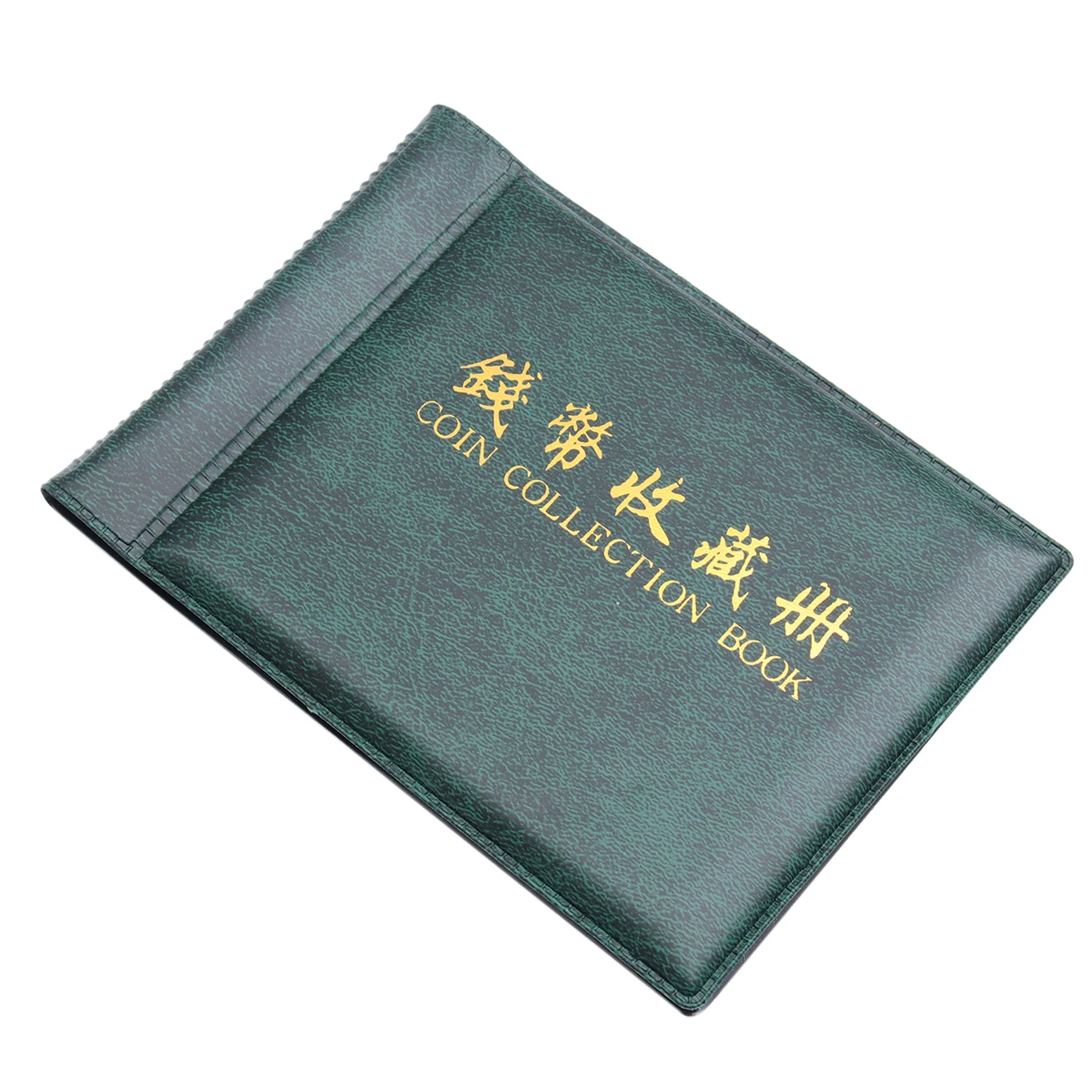 60 جيب عملة جمع الألبوم الأخضر الداكن 10 صفحة حامل المحمولة للعملات المعدنية قبعات الرموز ميداليات شارات غطاء بولي يوريثان الصفحات مقابل