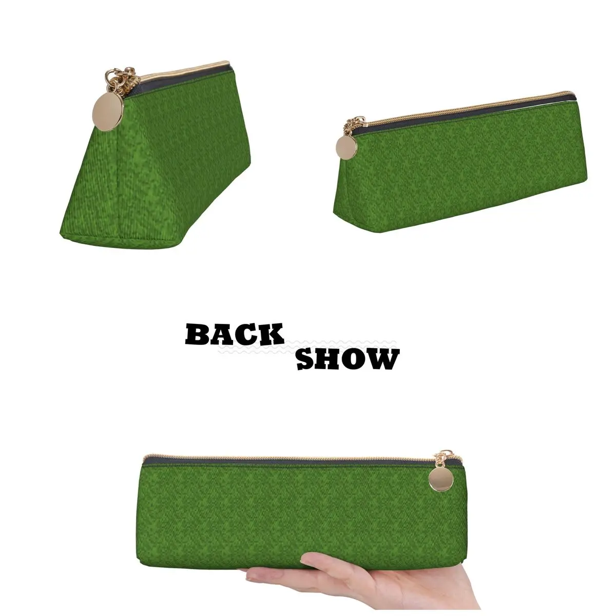 العشب Battlemat مقلمة حامل قلم تخزين القرطاسية لوازم تخزين كبيرة صندوق القلم حقيبة أقلام رصاص لمدرسة الطلاب