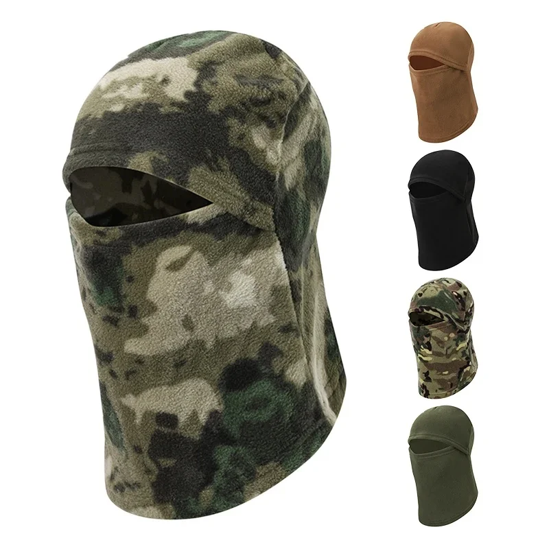 Winter Ski Maskss Custom Balaclava Scarf Snood Balaclava Hooded Hat Skimask Polar Fleece Face Mask Hoodie