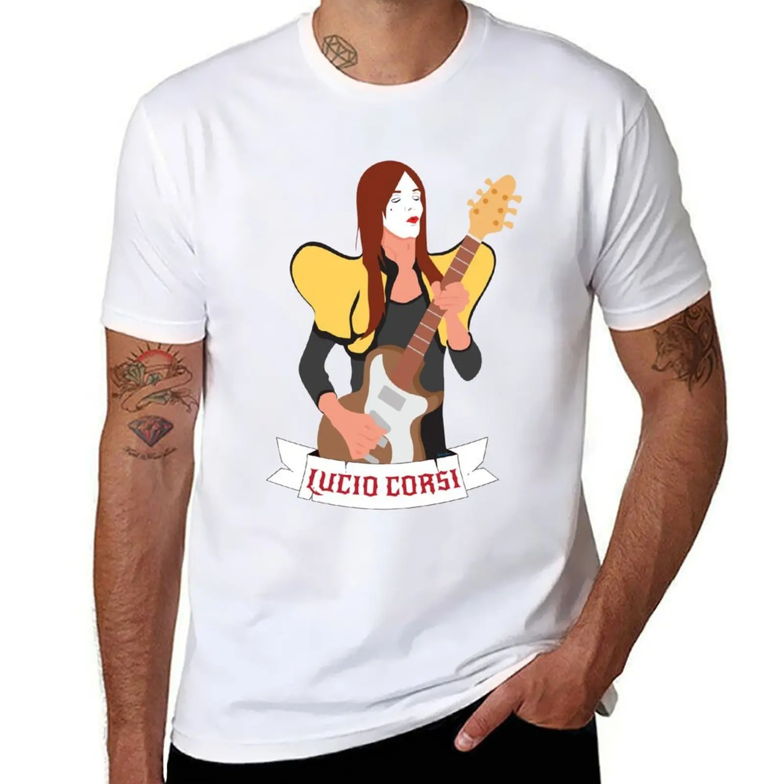 

Lucio Corsi T-Shirt funny t shirts man t shirts for man graphic vintage T-Shirt