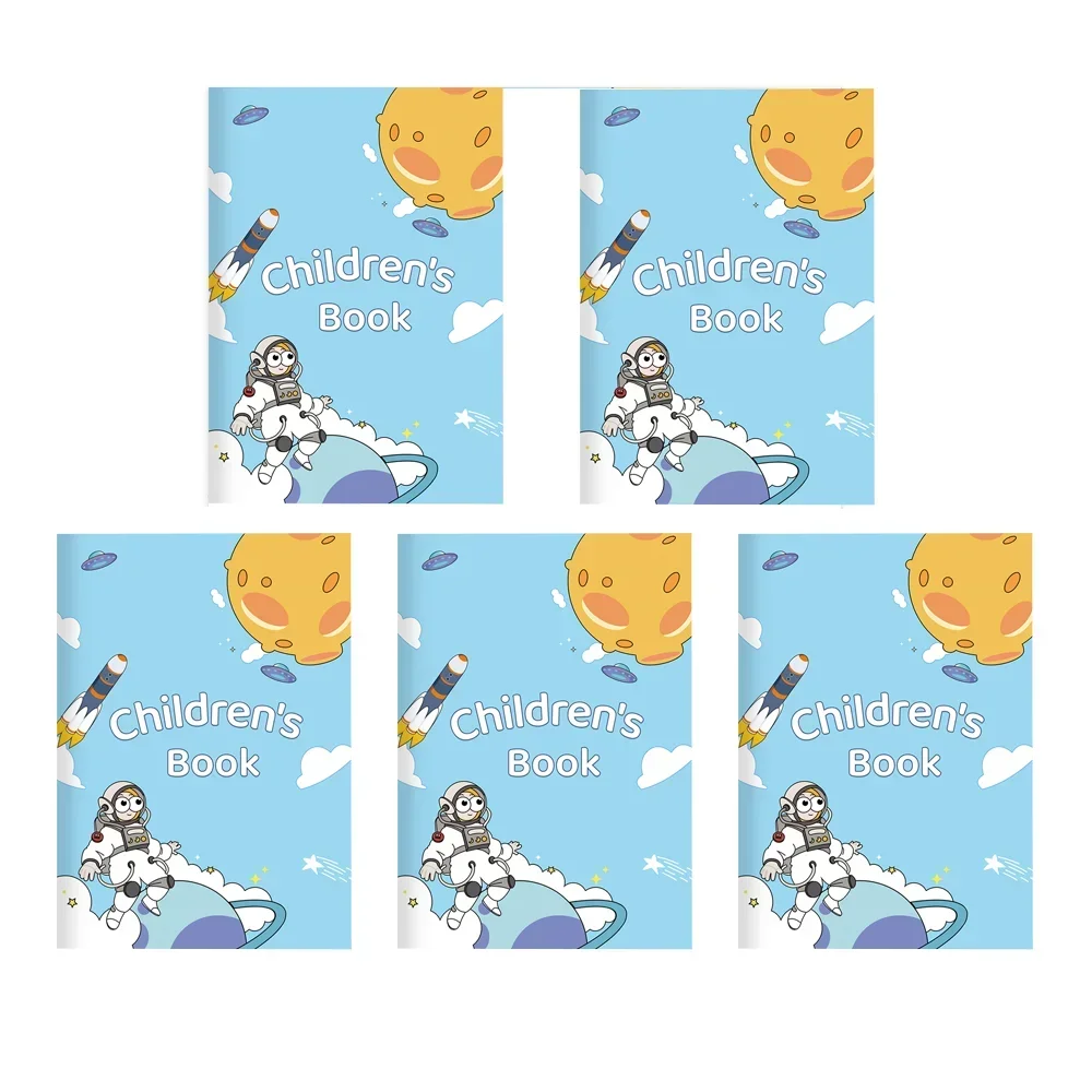 Children's alphabet coloring book, cute cartoon patterns, preschool early education workbook, boost your baby's hands-on skills