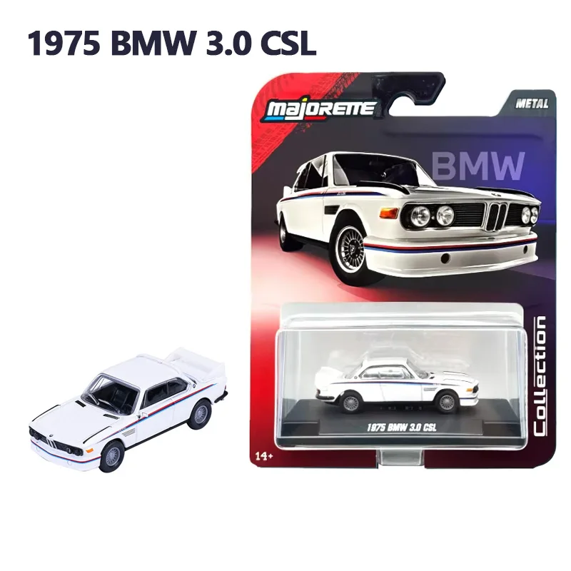 Majorette Diecast Auto's 1:64 Collectie BMW 3.0 CSL Exquisite High Fidelity Toyota Bugatti Porsche 1/64 Automodellen