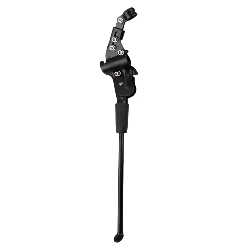 

1pc Adjustable Aluminum Alloy Kickstand Rear Bike Stand For Mountain Road Bikes Easy Installation Stable Structure Black