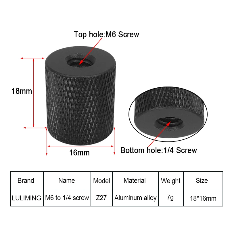 1/4 żeński do żeńskiego 1/4 3/8 M4 M5 M6 M8 M10 śruba do kamery śruba konwersyjna z głowicą statywu do akcesoria do studia fotograficznego kamery