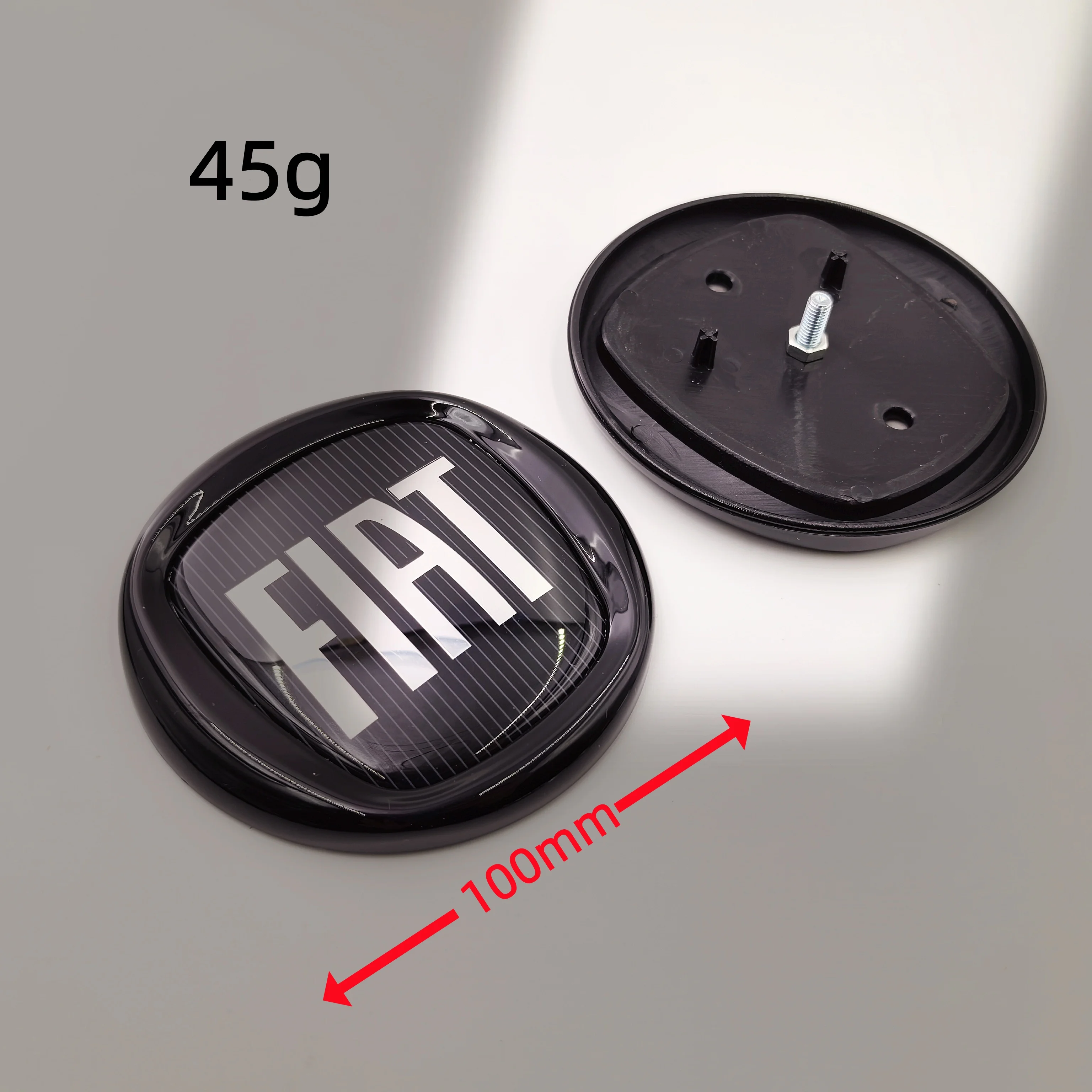8,5/9,5/10/12 cm 85/95/100/120 mm Auto-Emblem für FIAT Autohaube vorne hinten Abzeichen 2/3/4-Pin-Emblem