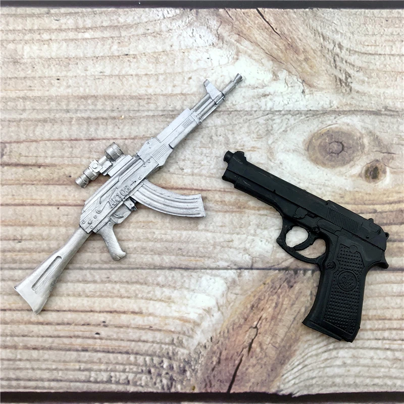 AK Gun Shape Silicone Mold DIY 3D Cake Fondant Soap Cupcake Jelly Candy Chocolate Baking Decoration Tool