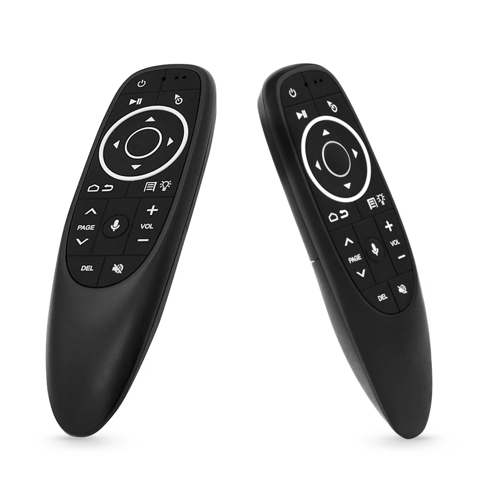 Control remoto de aire G10S Pro con voz, giroscopio inalámbrico mini 2.4GHz y aprendizaje IR para Android TV Box HK1 H96 Max X96 Mini 3