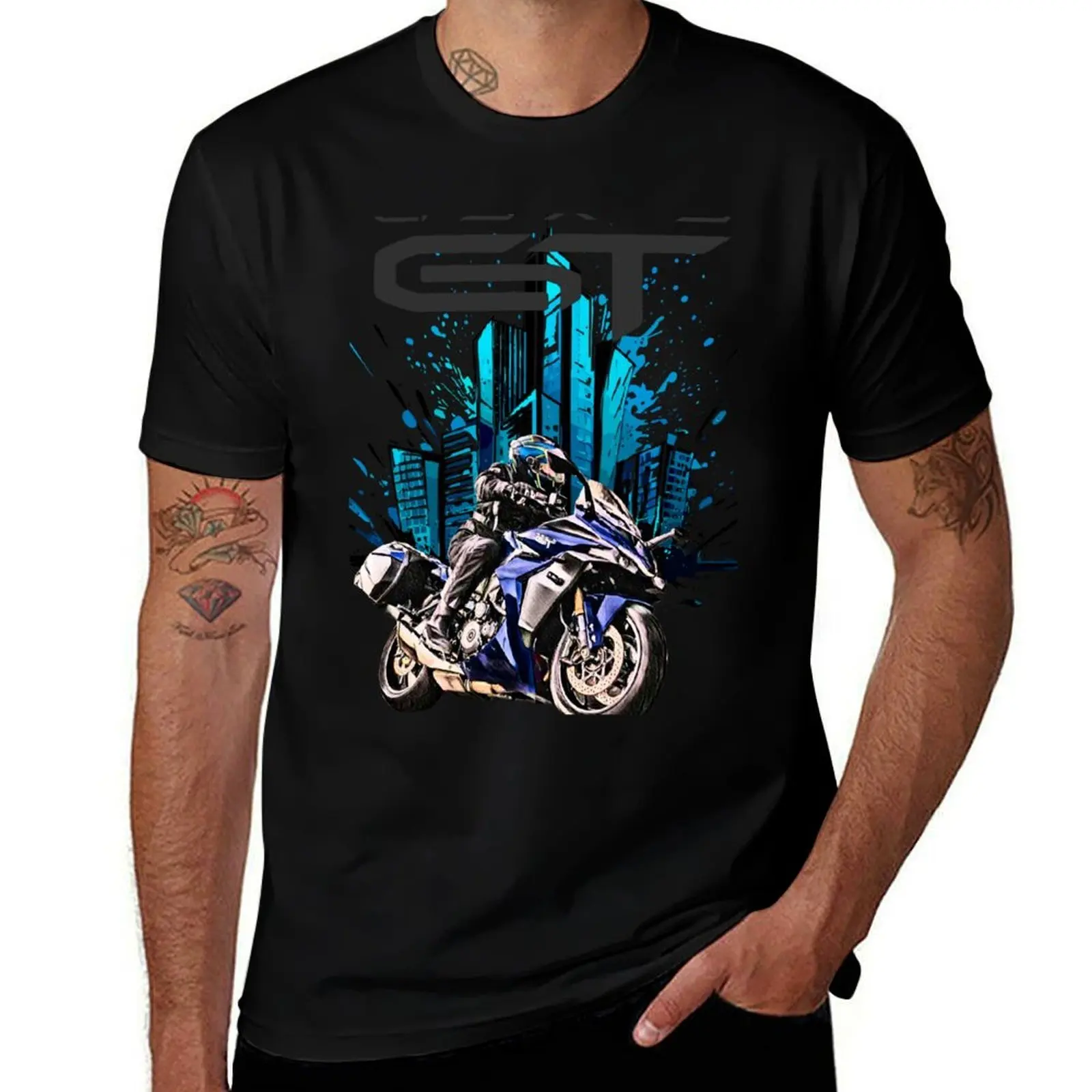 

GSX-S 1000 GT T-Shirt Casual Light Summer Short Sleeve Top