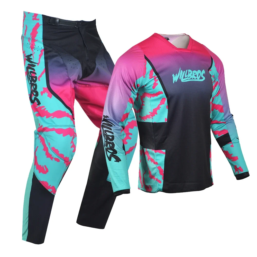 Willbros Offroad Dirt Bike Jersey Pants Combo Motocross Bicycle Enduro MTB Race Cycling 180 360 MX Outfit For Adult