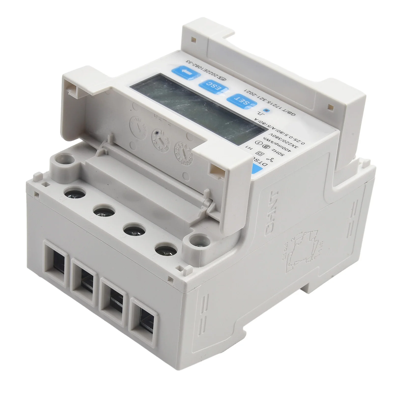 

Energy Meter Three-phase Four-wire Guide Rail Type DTSU666 Electricity Energy Meter Transformer Energy Meters