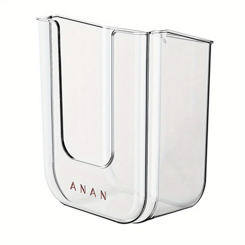 Wall-Mounted Wet Wipe Dispenser, Self-Adhesive Plastic Holder, with Large Opening, for Bathroom Tissue Storage Box Organizer
