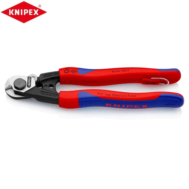 

KNIPEK 95 62 190 T Wire Rope Cutter The Sheath Is Equipped With Two End Cap Crimping Molds And Traction Cable End Ferrules