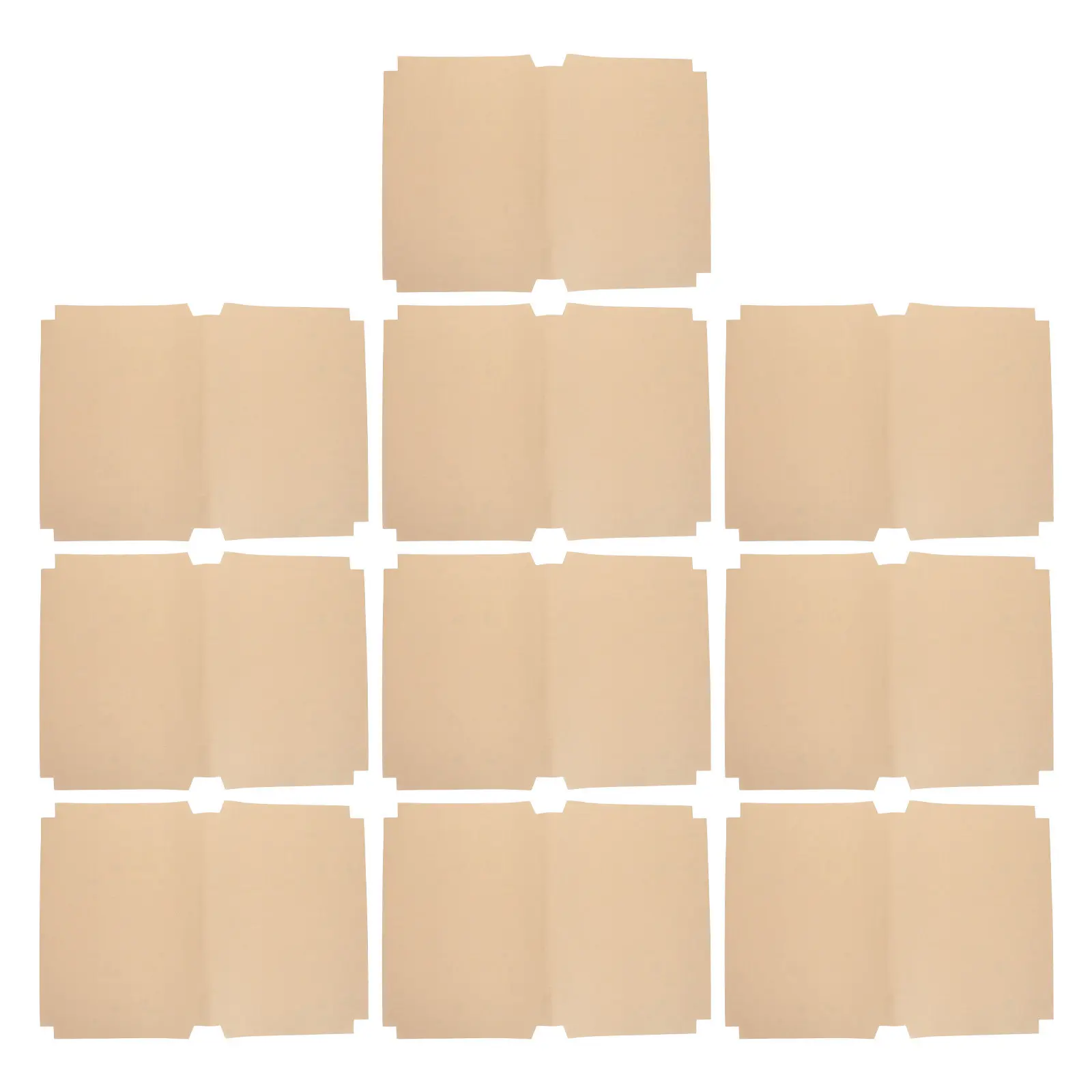 10Pcs Self-Adhesive Book Covers Kraft Paper Large 18.5x13.4 Inch Textbook Protector Dustproof Sleeve School Hardcover Paperback