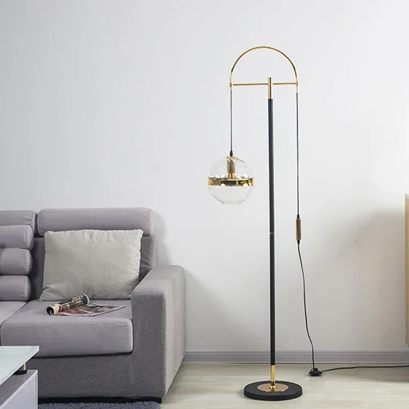 ABEL Nordic Floor Lamp Family Iiving Room Bedroom Beside The Sofa  Modern LED Creativity Decorative Standing Light