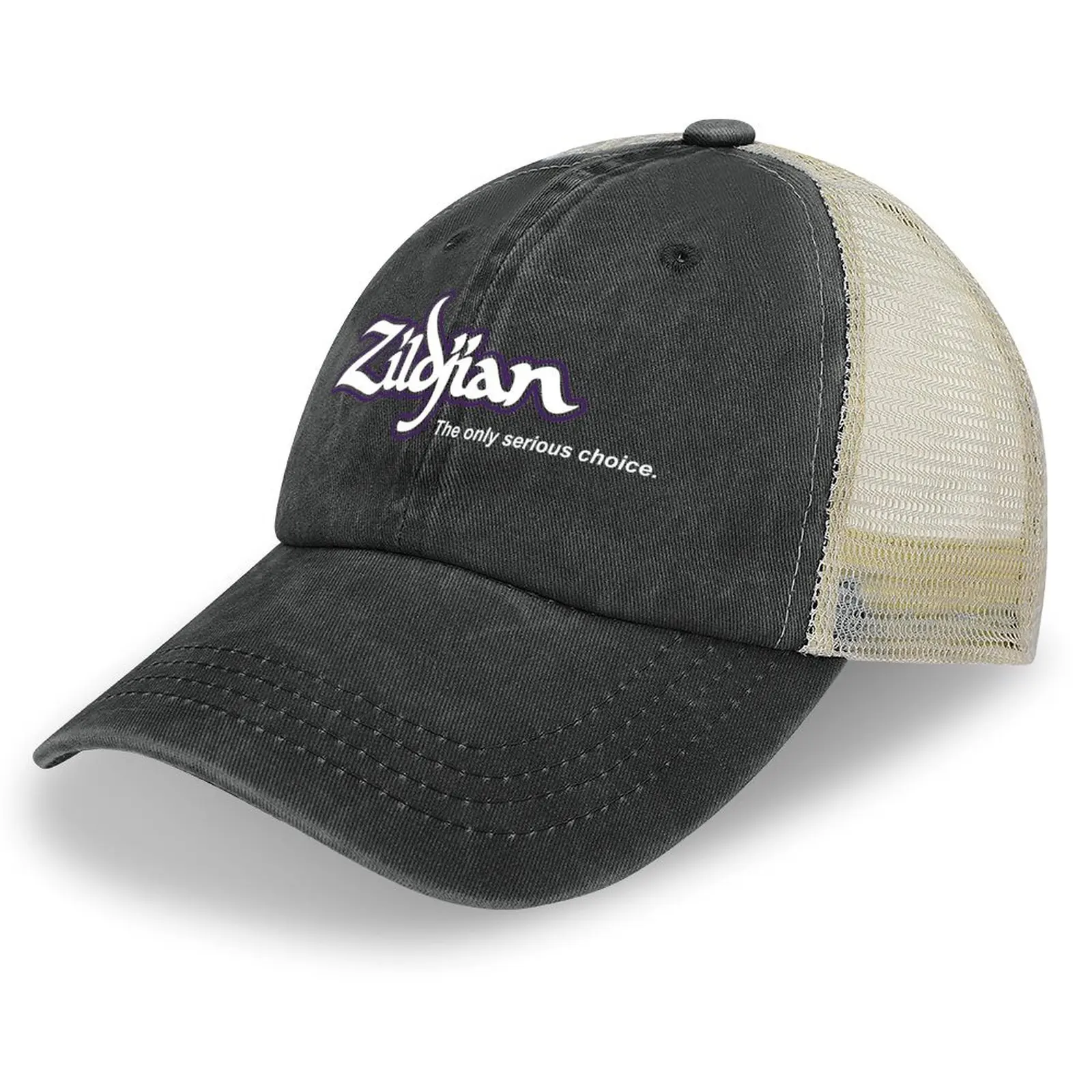 Zildjian Logo Seriuos Cowboy Hat Hip Hop Trucker Hat Hat Baseball Cap Thermal Visor Golf Women Men\'s