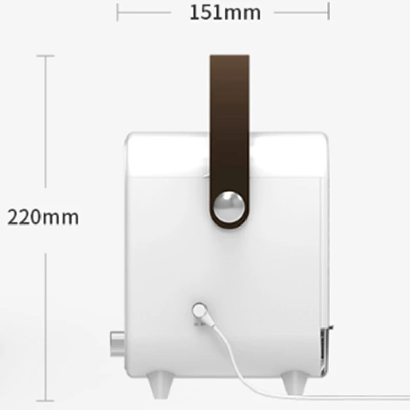 مكيف هواء أبيض مطور ، مروحة تبريد شخصية ، مبرد هواء تبخيري صغير ، يعمل بمنفذ USB ، 3 في 1