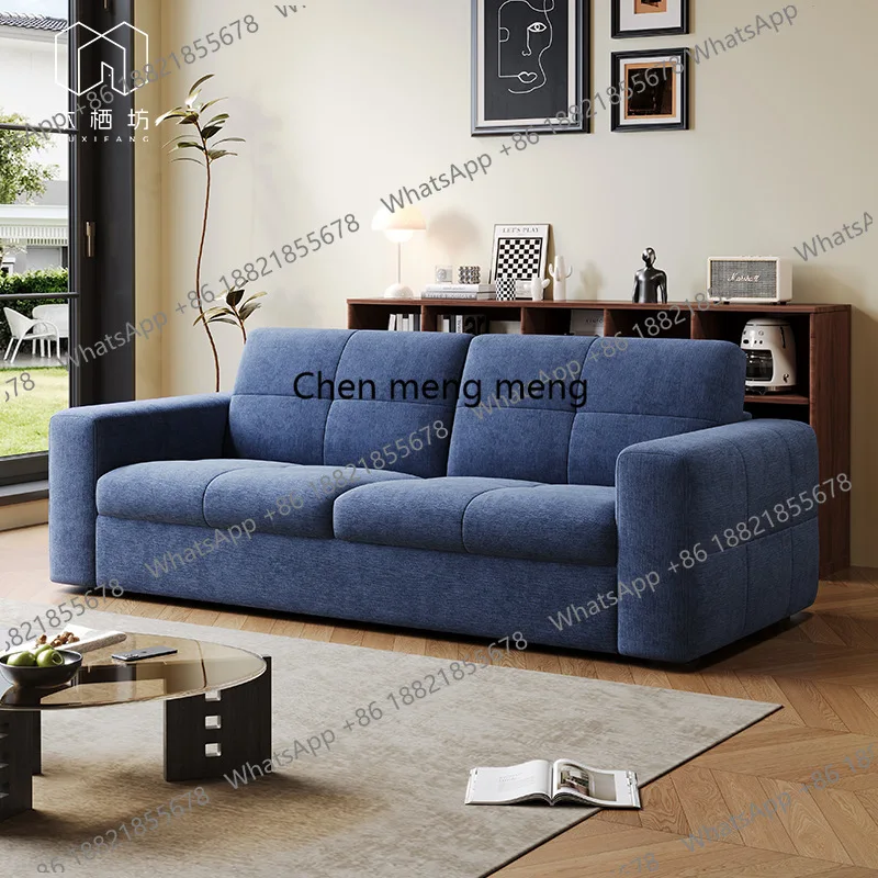 

Nordic high-end sofa bed foldable dual-purpose bed living room small apartment single double multi-function bed new