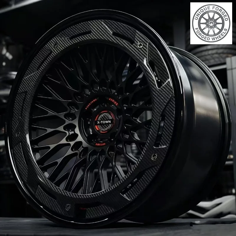 26 Style 18 19 20 22 24 26 Inch Forged Passenger Car Wheels Monoblock Aluminum Alloy Forged Wheels For RR 5x130 Carbon Fiber