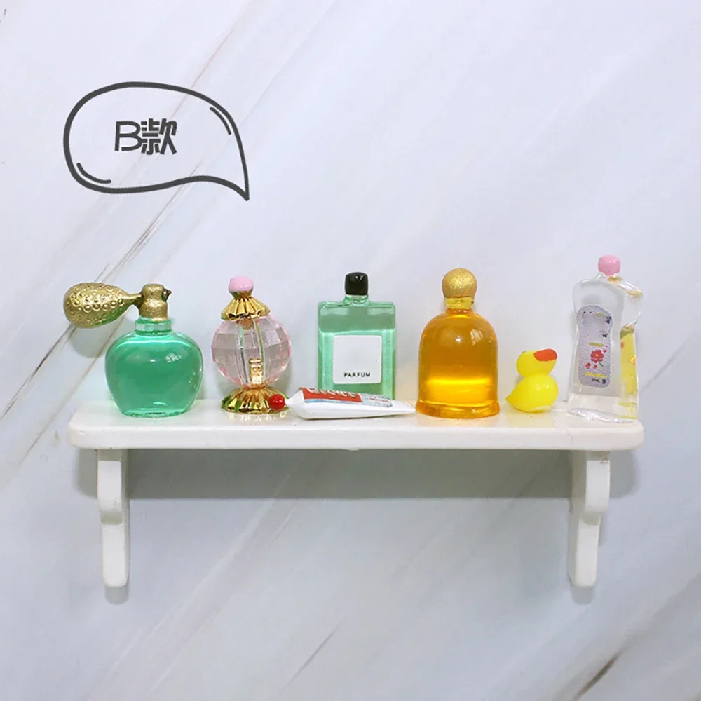 1/12 Dollhouse Miniatures Mini Perfume Rack Set Model Toy for Doll House Accessories Decoration ob11 bjd