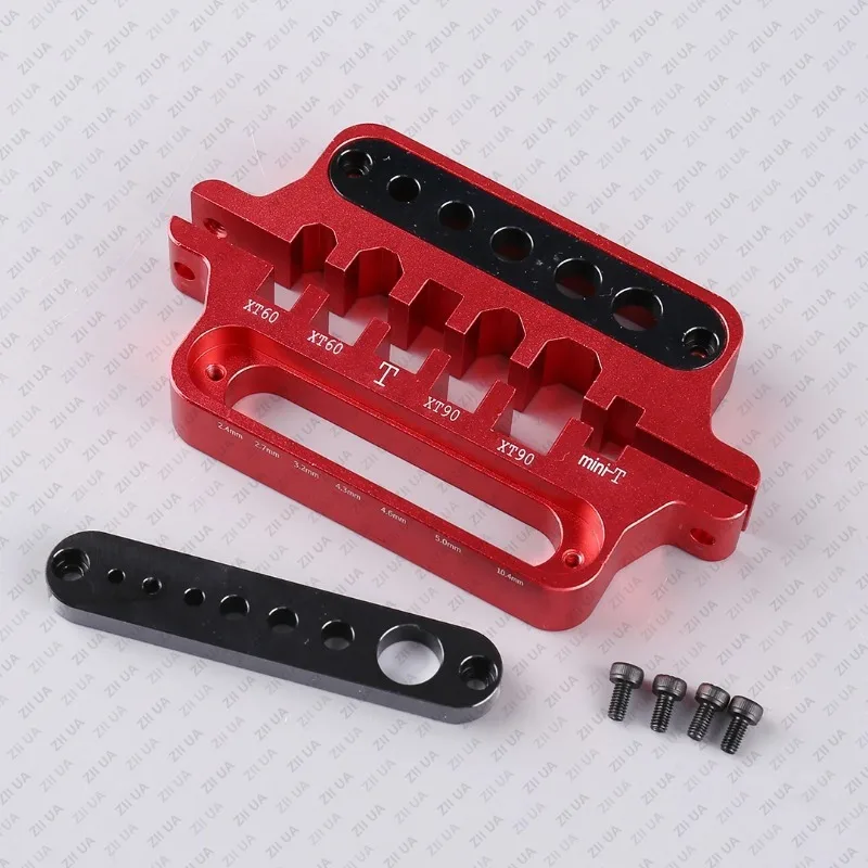 Aluminium Lassen Solderen Isoleren Station V4 Jig RC Gereedschap voor XT60 XT90 Deans Banaanstekker Rood