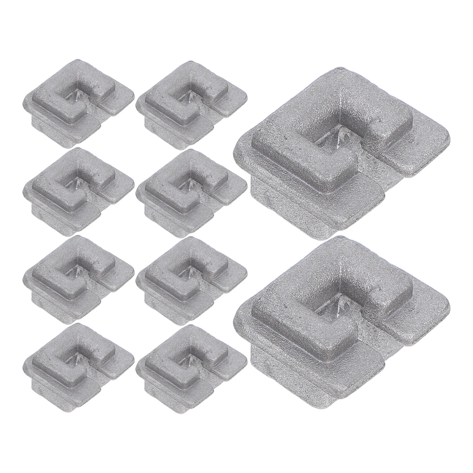 

10pcs Aluminum Buckle Lawnmower Parts Universal Eyelet Sleeve Adapter Trimmer Head Replacement Gardening Tools Accessories