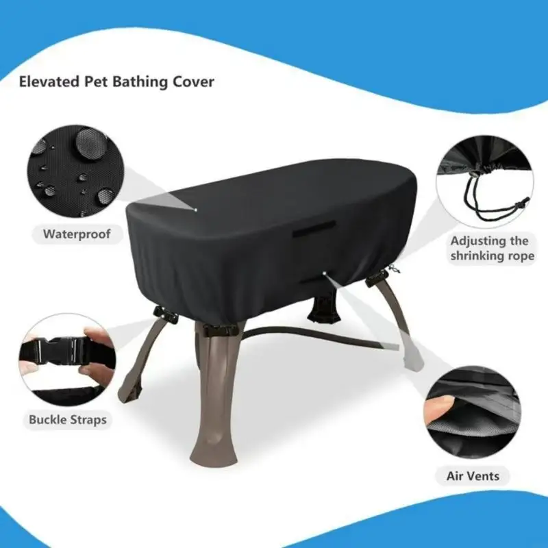 Elevated Dog Washing Shelter Universals Anti Condensation Bath Tub Cover