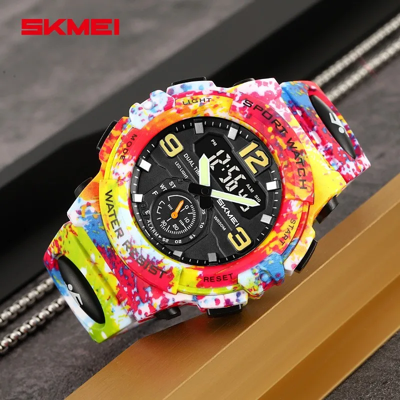 

Watches Electronic Quartz Fashion Sport SKMEI 2341 Wristwatch Waterproof Men