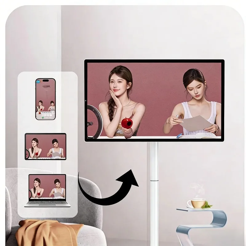 

32-inch Multi-Device Screen: Phone/Laptop Cross-Screen Sync, Seamless Connectivity for Office Entertainment Large Display
