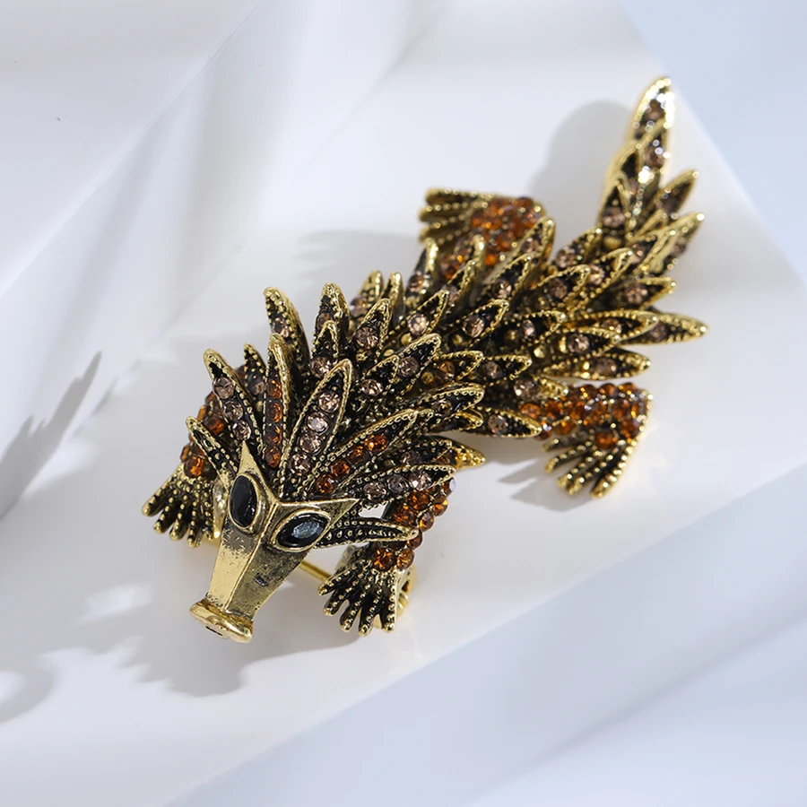 Women'S Affordable Accessories - Berry brilhante strass pangolin broches para