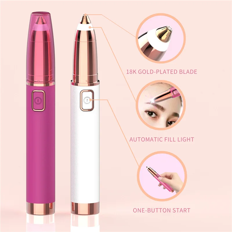 Electric Eyebrow Trimmer Mini Eye Brow Epilator Facial Hair Removal for ladies Portable Women Painless Razor Shaver Tool New In