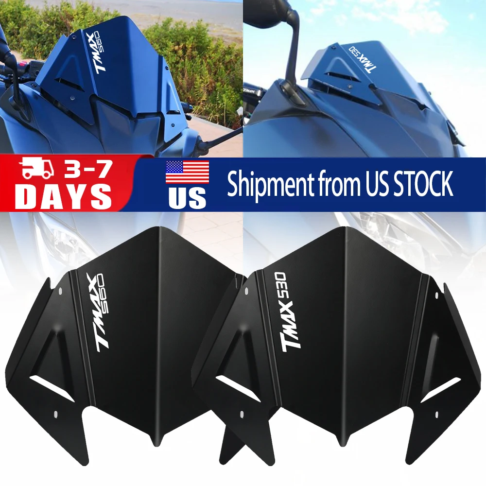 

Motorcycle FOR YAMAHA TMAX530 TMAX 530 2017 2018 2019 Windshield Fairing Windshield Windscreen Windproof Shield Deflector Screen