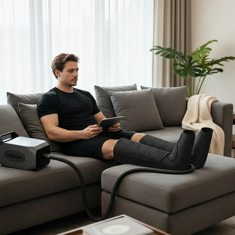 Beoka 5-15℃ Massager Leg Massage for Circulation and Relax Compression Boots for Recovery Boots OEM ODM