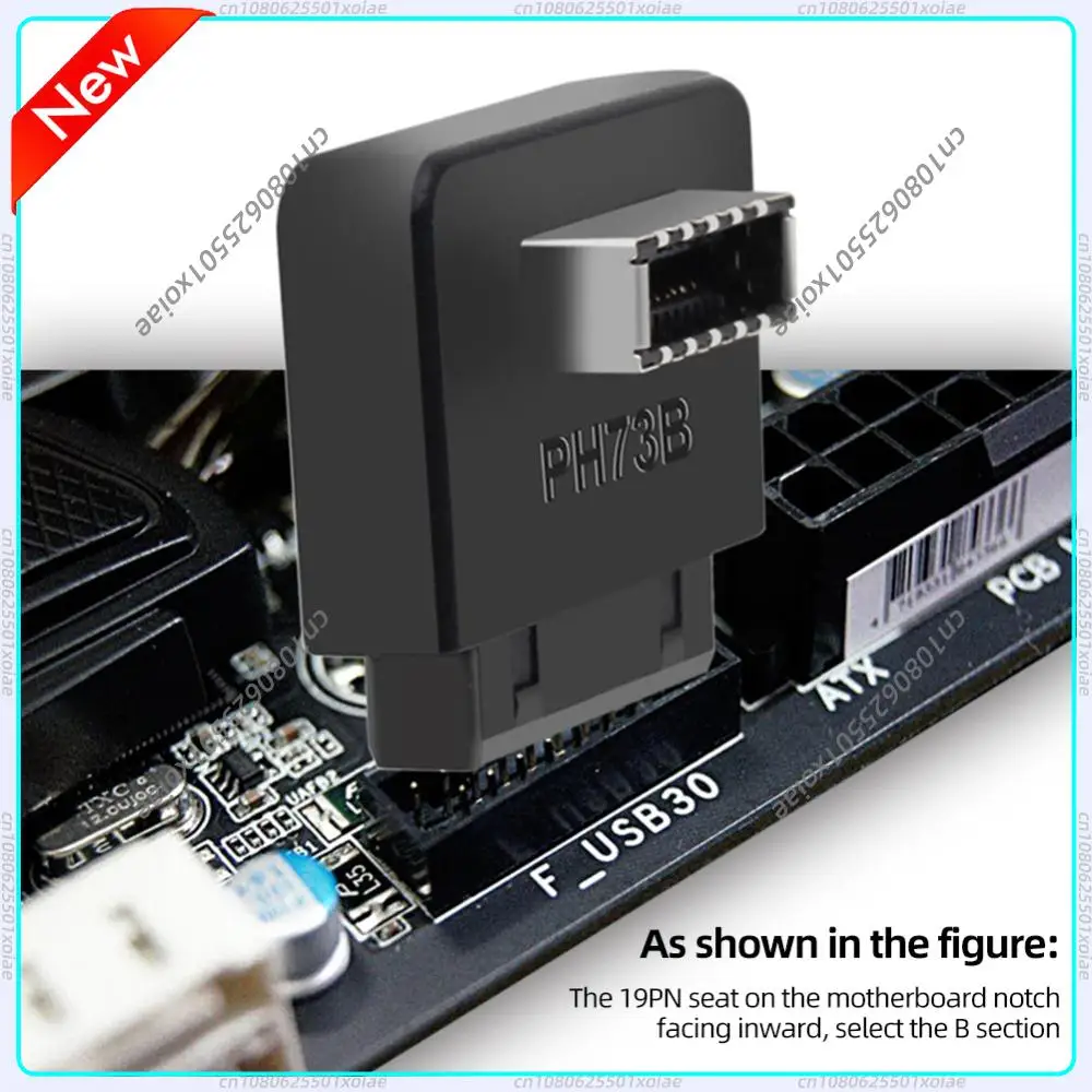 

Адаптер USB3.0 19/20P на TYPE-E, максимальная скорость передачи данных 10 Гбит/с, конвертер-переходник TYPE-C для материнской платы