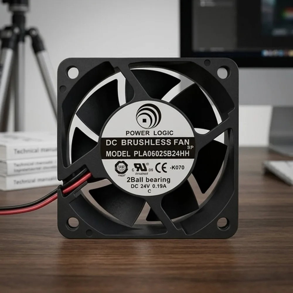 

For POWER LOGIC PLA06025B24HH 6025 DC24V 0.19A 6CM 2-wire Inverter Cooling Fan