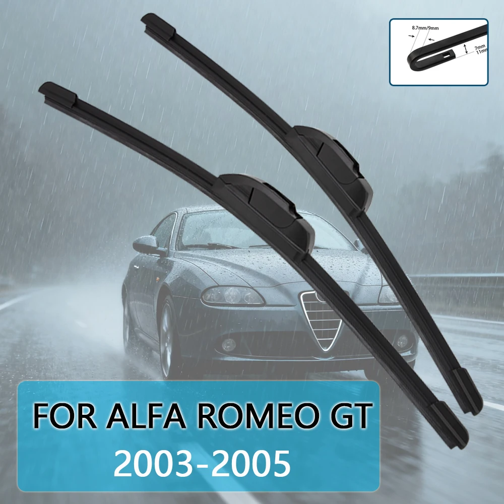 Auto Wischer Klinge Für Alfa Romeo GT 2003-2010 22'' + 16'' Windschutzscheibe Gummi Refill Frontscheibe wischer Auto Zubehör