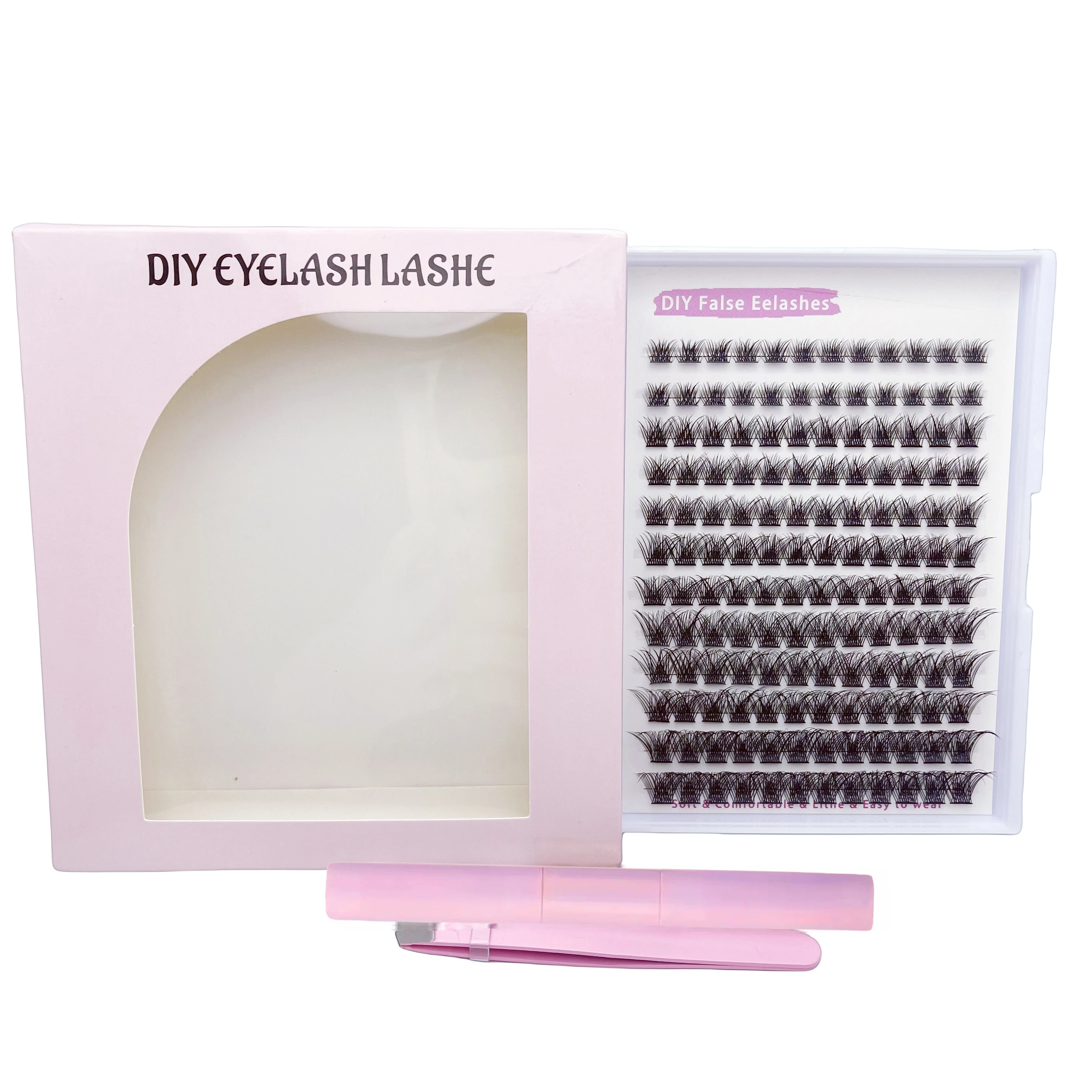 144 Wimperkruller met afdichtende wimperlijm en wimperapplicator Wimperkruller Verlengset (40D Set)