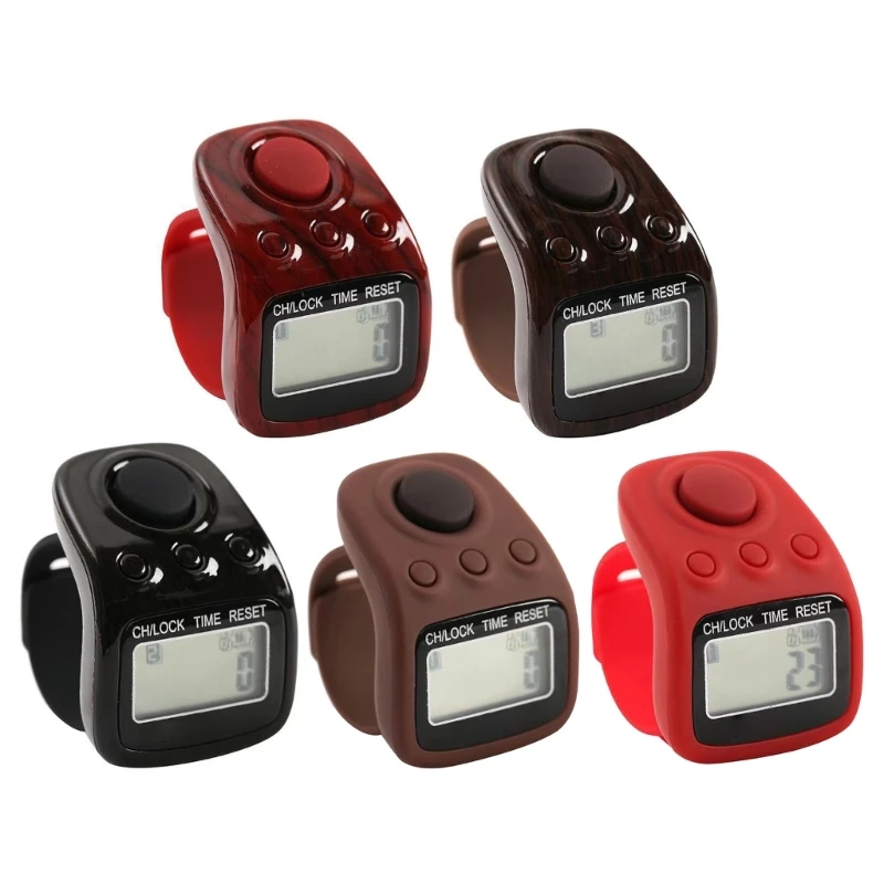 Digital Hand Tally Counter Electronic Manual Clicker Timer Gym Hand Held Counter Dropship